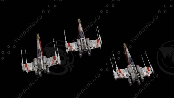 3d pack 3 x-wing - Pack of X-Wings by TheDafterPunk